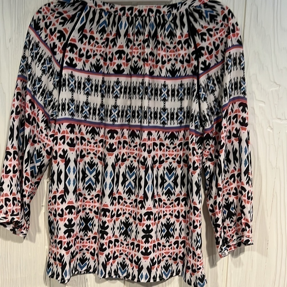 Velvet by Graham & Spencer vintage blouse 3/4 length sleeves size small - Picture 6 of 11